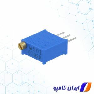 پتانسیومتر تریمر | خرید پتانسیومتر تریمر | پتانسیومتر | قیمت پتانسیومتر | مقاومت تریمر | مقاومت پتانسیومتر تریمر | 3296W-1-501LF